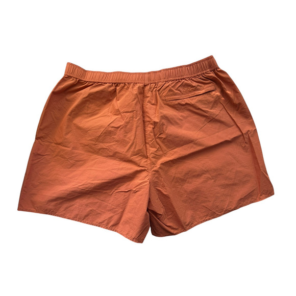 AYR The Dirtbag Elastic Waist Drawstring Shorts Rind Burnt Orange-Size M - Picture 3 of 8